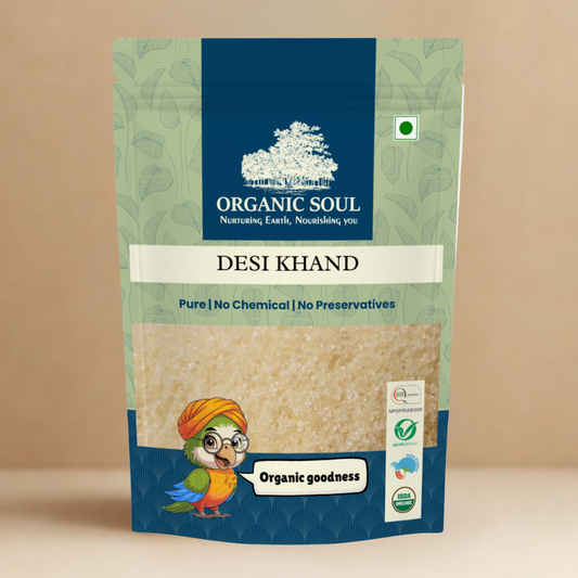 Organic Desi Khand (Khandsari Sugar)