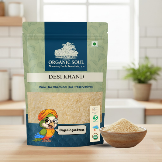 Organic Desi Khand (Khandsari Sugar)