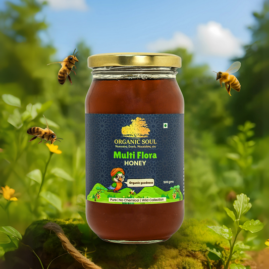 Organic Multiflora Honey | 500 gm