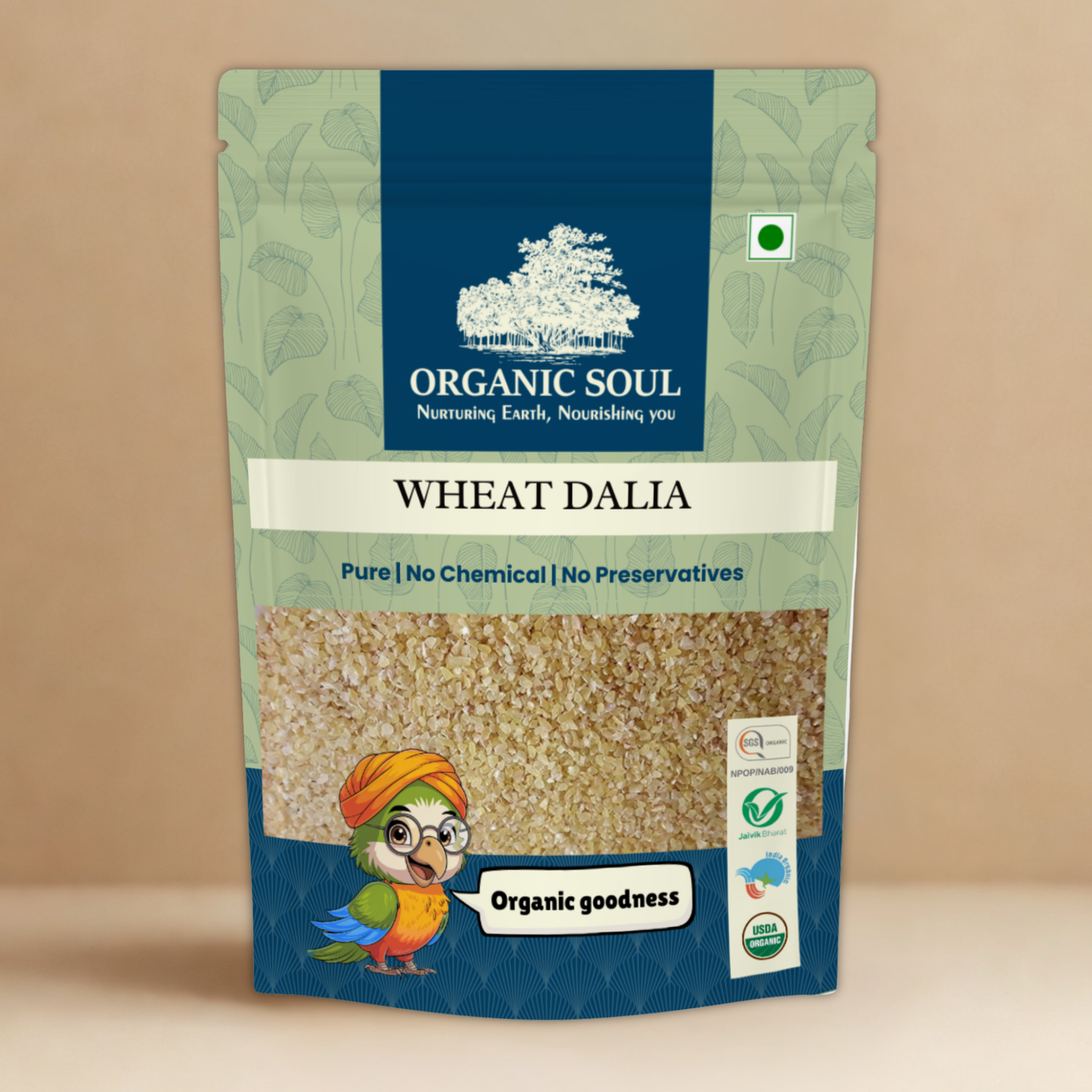 Organic Wheat Dalia | 500 gm