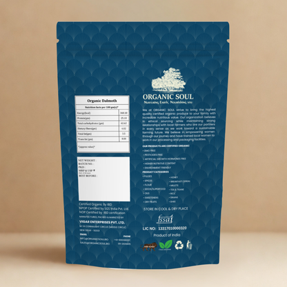 Organic Soul Moth Sabut/ Moth Whole/ Moth Beans – 500gm | 100% Certified Organic | Non-GMO | Unpolished