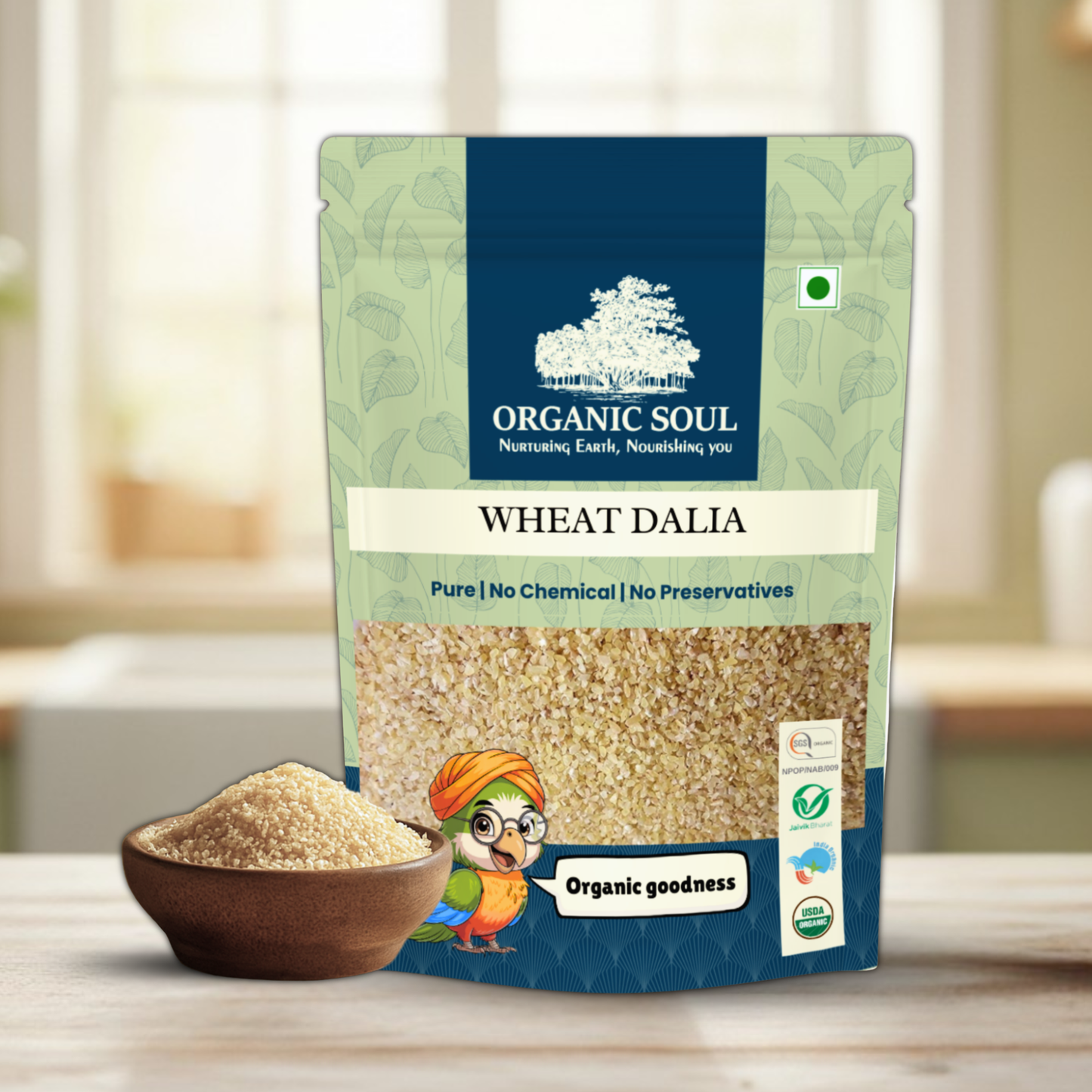 Organic Wheat Dalia | 500 gm
